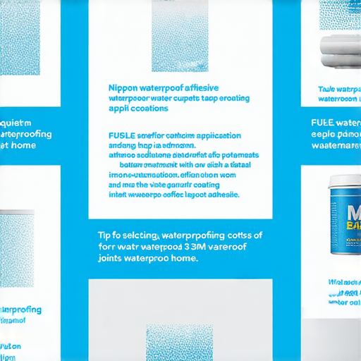 立邦防水膠能否真正解決你家問題？立刻了解！  
超強厕所防水秘訣，讓你再也不怕漏水！  
富斯樂防水效果如何？專家帶你秒懂！  
3M防水膠紙的神奇用途，快來探索！  
防水塗層的秘密，居家必備的防漏技巧！  
防水接头該怎麼選