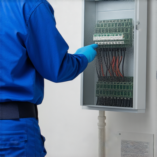 水電維修服務專業技術人員正在檢查設備故障，解決客戶水電問題，讓您不再煩惱，立即諮詢專業維修服務，確保安全與效率。