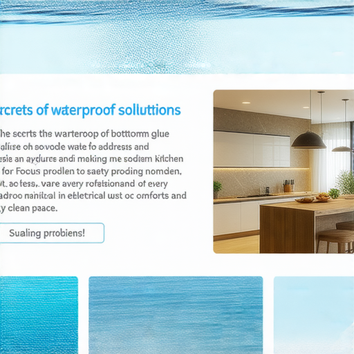 揭秘防水底膠的秘密，展示防水底膠的應用場景，幫助解決水電問題，確保住宅安全與舒適，提升家居防水效果，讓每個家庭都能輕鬆應對潮濕困擾。