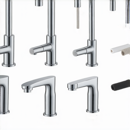 揭開三通水龍頭的秘密，專家提供選擇與維修技巧的圖片，展示不同類型的三通水龍頭及其組件，幫助用戶了解如何選擇適合的水龍頭及進行維修管理。