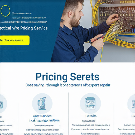 電線價格揭秘的圖片，展示維修服務的優勢，強調如何透過專業維修節省更多費用，傳遞即刻了解資訊的呼籲，吸引消費者關注電線相關服務。