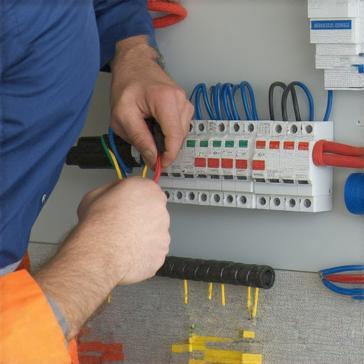 電工師傅展示維修技巧，專注於電線連接和安全工具，傳授關鍵電工技巧，讓你驚豔的技術，立即了解專業電工的秘密技巧如何提升維修品質。