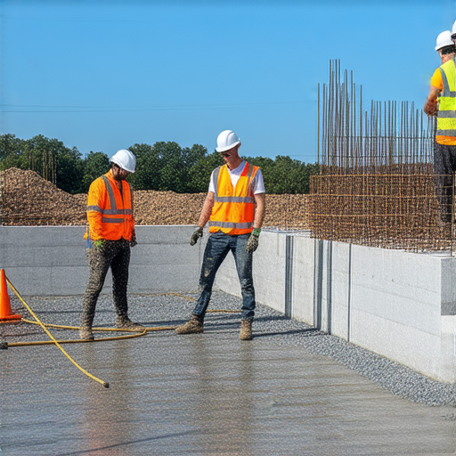 防水地基保護秘訣，展示專業服務團隊在現場施工，確保家居安全無虞，高效防水技術提升地基耐用性，維護房屋完整性，避免潮濕問題。