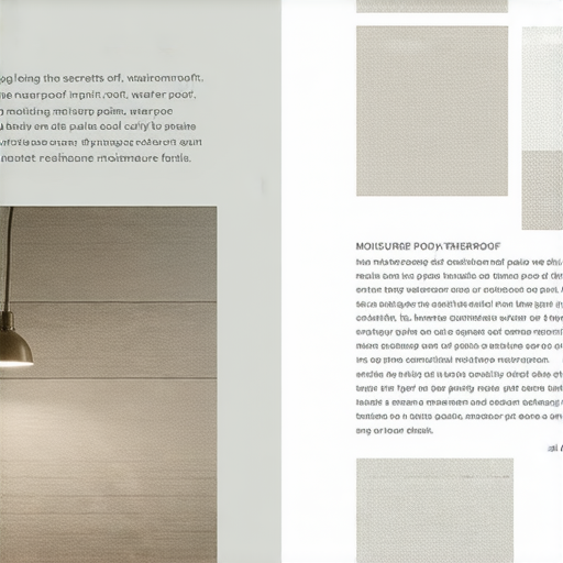 揭開防水漆的神秘面紗，了解專業技巧，讓你的空間無懼潮濕！