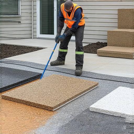 防水滲透技術專家正在檢查漏水問題，展示各種防水材料與工具，提供有效解決方案，幫助家庭和商業場所解決漏水煩惱，保護建築物安全。