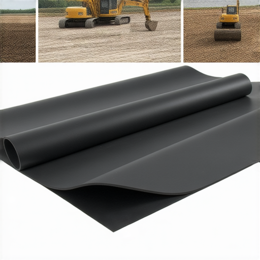 樂防水黑膠產品展示，強調其卓越防水性能與應用，吸引尋找完美防水解決方案的客戶，背景顯示專業服務團隊在施工過程中。