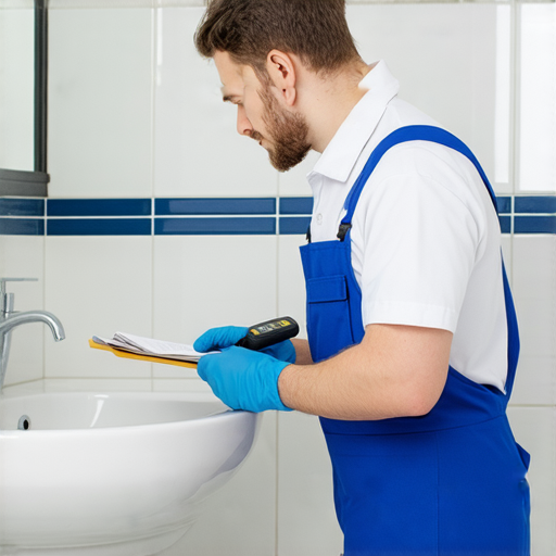 浴室防水層問題的專業維修服務，技術人員正在檢查浴室牆面和地板，確保防水層完好無損，有效解決所有困擾，提升居家安全與舒適度。