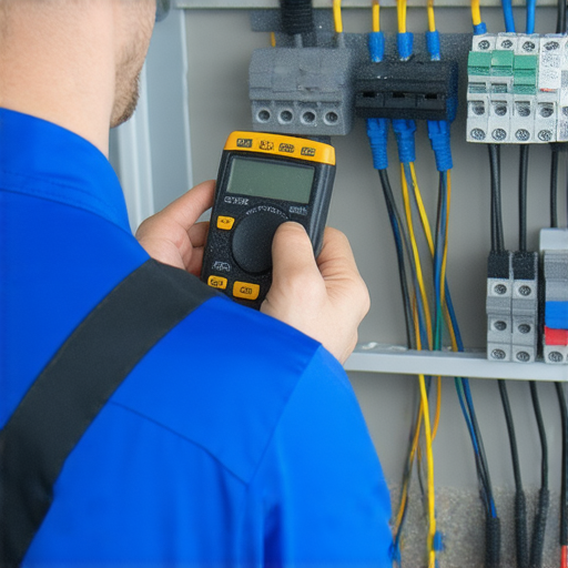 水電維修專家在為客戶檢查電線故障，專業團隊提供快速解決方案，解決您所有水電維修問題，立即聯繫我們獲取服務。