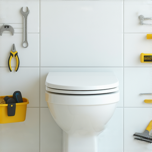 維修馬桶小技巧的教學圖片，顯示維修工具與步驟，幫助用戶掌握馬桶維修方法，確保廁所維持最佳狀態，讓你的廁所永遠無憂。