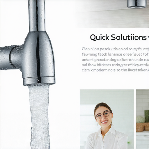 水龍頭上水時發出噪音的情況，顯示出專家提供的快速解決方法，幫助家庭解決水龍頭噪音大的問題，提升生活品質，立即了解相關建議。