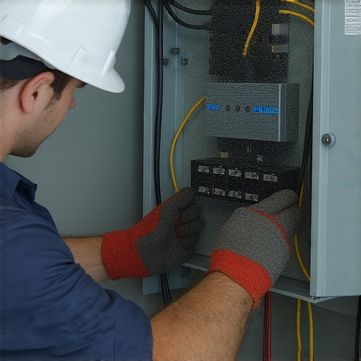 水電意外現場專業維修服務人員正在檢查故障設備，確保安全與效率。專業技術隨時待命，為您解決水電問題，保障居家安全。