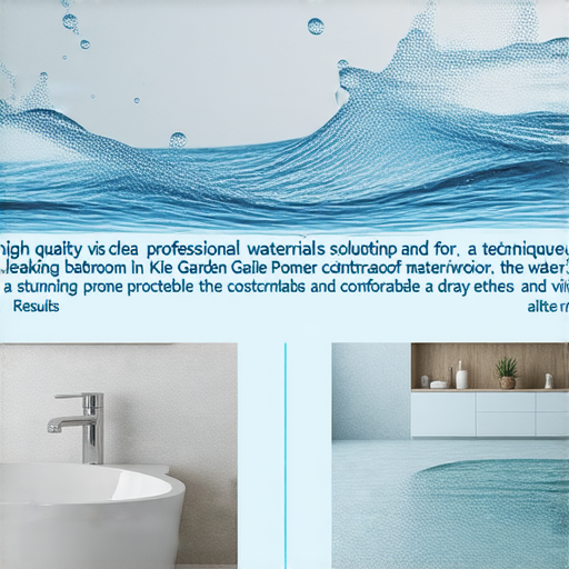 凱樂苑廁所漏水問題專業防水解決方案介紹圖片，顯示防水材料、施工過程及驚人效果，幫助解決漏水困擾，保持居家環境乾燥舒適。