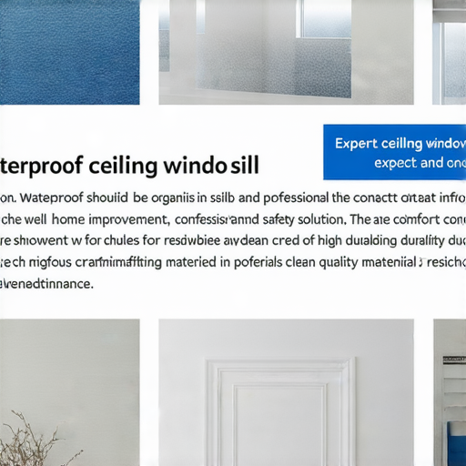 防水天花窗台問題？立即聯繫專家，保障您的家！