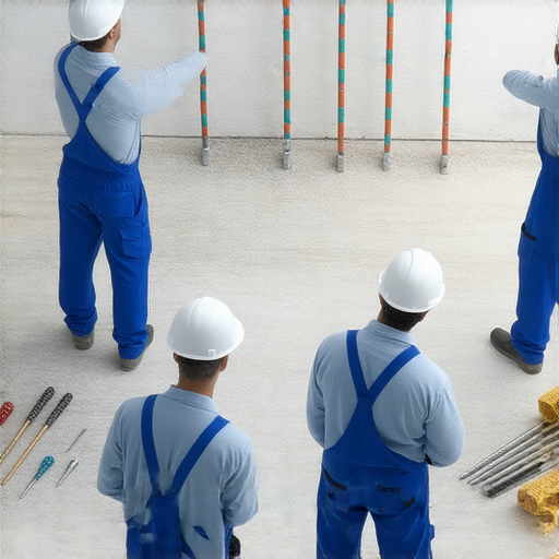 水電故障維修場景，專業維修團隊正在檢查電線和水管問題，快速解決客戶困擾，提高服務效率，讓您無需擔心水電故障，提供安心的維修服務。