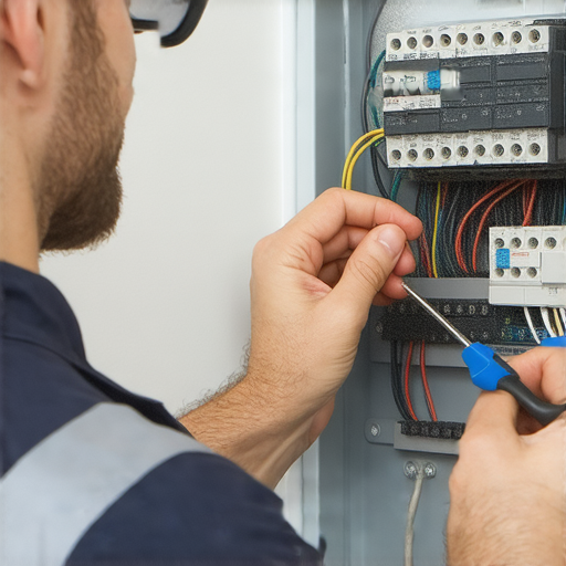 水電故障維修專業團隊提供快速解決方案，展示技術人員在檢查電路問題，讓客戶不再頭痛，實現安全舒適的居家環境。