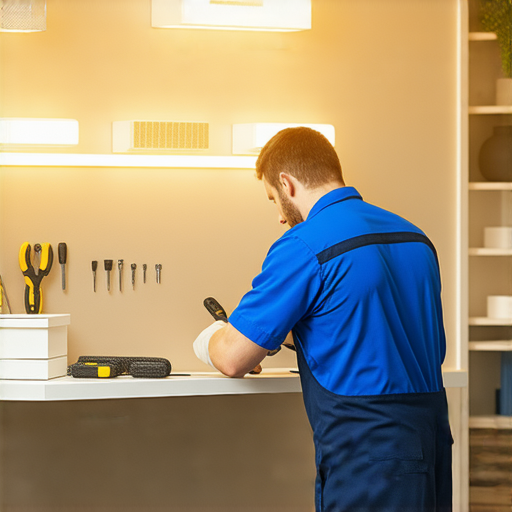 水電維修新選擇，專業技術人員正在檢查燈具，探討燈具檢修的秘密，確保家庭安全及高效照明，提升居住品質的創新解決方案。