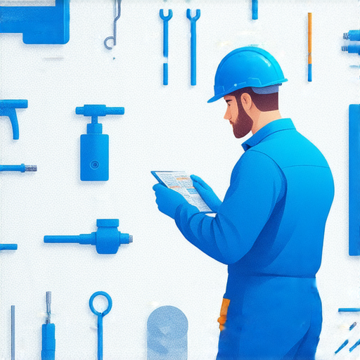 善化水電工程專業維修服務流程展示，技術人員正在檢查設備，確保安全和效率，傳遞優質服務的專業形象，適合民眾了解水電維修的重要性。