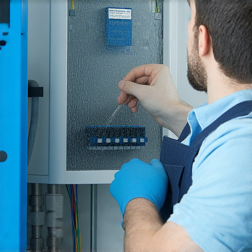 新店水電專家維修現場，技術人員專業操作水電設備，展示維修秘密與專業服務，強調高品質與安全性，幫助客戶了解水電維修策略與注意事項。