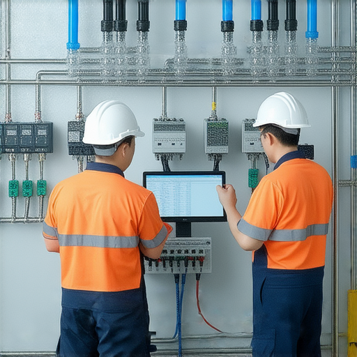 長沙灣水電問題解決專家的專業服務圖片，展示技術人員正在進行水電系統檢查，強調快速有效的解決方案，提升用戶信心，實現安全穩定的用水及用電環境。