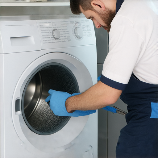 洗衣機故障維修服務專業水電技師正在檢查洗衣機，解決故障問題，讓您輕鬆恢復正常使用。立即聯繫專業團隊，獲得迅速服務。