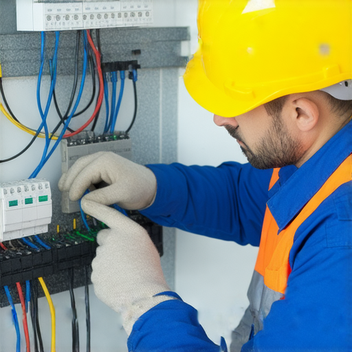 水電行工作人員正在進行專業維修服務，檢查電線與水管設備，展示水電行投資的價值，透過安全專業的技術，提升家庭或商業空間的安全與舒適。