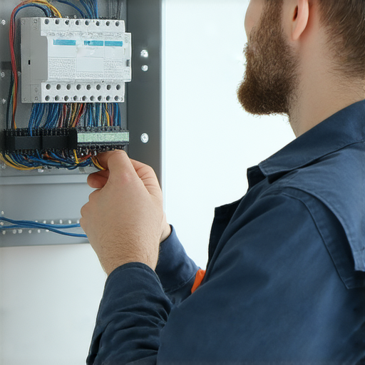 水電維修全能服務專業技師正在檢查家庭電路，為您的家居環境提供全面的維修和改善方案，讓您的家煥然一新，提高生活品質。
