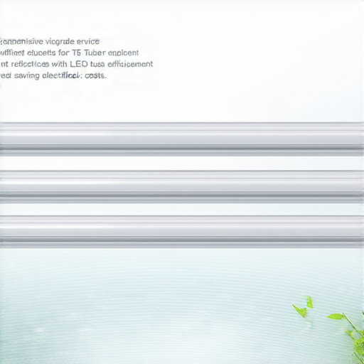 全面升級！專業更換T5 LED光管服務，讓您電費省不停！
