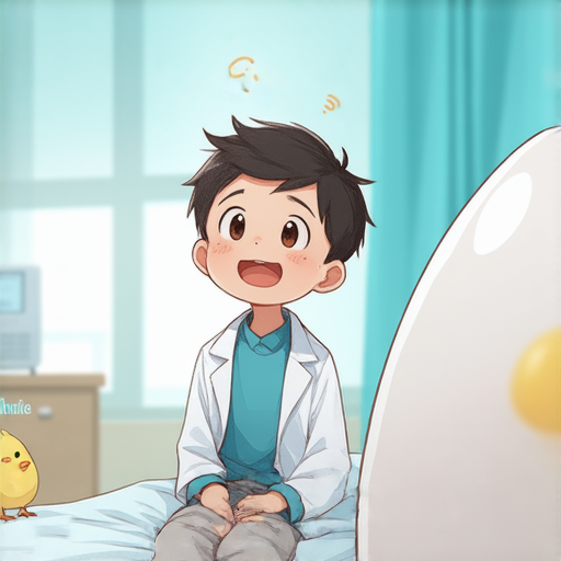 有一天，小明去醫院看病。醫生問他：「你哪裡不舒服？」

小明回答：「醫生，我覺得我是一隻雞！」

醫生皺眉說：「那你為什麼不早來？」

小明困惑地說：「我一直在等我的蛋孵出來！」