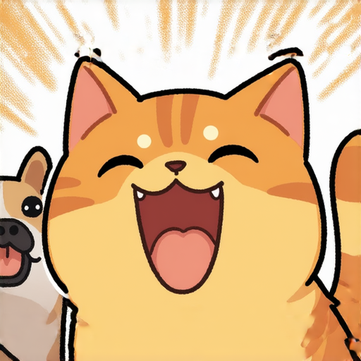 有一天，一隻橘色的貓對其他動物說：「我最喜歡的顏色是橘色！」

狗聽了，搖搖頭說：「可是，你就是橘色的啊！」

貓笑著說：「對啊，這不是更顯得我有品味嗎？」