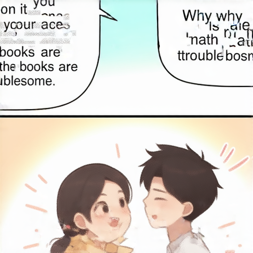 有一天，小明和小華在一起聊天。

小明問：“你知道為什麼數學書總是那麼煩惱嗎？”

小華想了想，搖搖頭。

小明笑著說：“因為它裡面有太多的問題！”