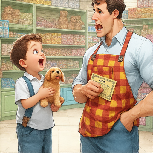 有一天，小明去買一隻寵物，店員問他：你想要什麼樣的動物呢？

小明想了想說：我想要一隻會說話的狗。

店員驚訝地回答：你怎麼知道它會說話？

小明自信地說：因為我買了它的嘴巴，還有保證書呢！