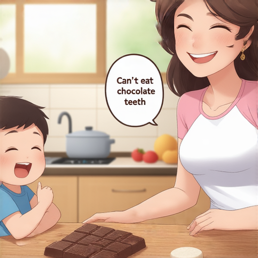 當然可以！這裡有一則笑話：

有一天，小明問他的媽媽：「媽媽，為什麼我不能吃巧克力？」

媽媽回答：「因為巧克力對牙齒不好！」

小明想了想，然後說：「那我就用手指頭吃巧克力，這樣牙齒就不會有事了！」

媽媽笑著說：「那我看看你怎麼用手指頭吃！你是