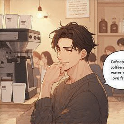 有一天，小明走進咖啡廳，看到服務生在忙碌地端著咖啡。

小明問：「你們這裡的咖啡好喝嗎？」

服務生笑著回答：「當然，我們的咖啡就像是愛情一樣，越喝越香！」

小明愣了一下，然後輕聲說：「那我還是先喝水吧，愛情我現在不想要