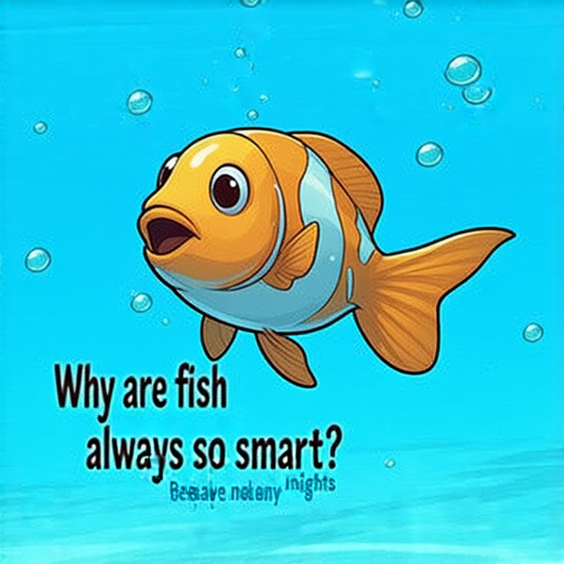 為什麼魚總是那麼聰明？

因為它們有很多“淺”見！