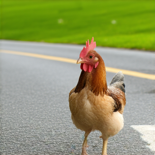 為什麼雞過馬路？

因為它想去對面看看那裡有沒有更好的草！