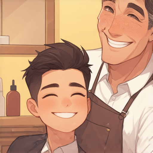 當然可以！這裡有一則笑話：

有一天，小明去理髮店。他坐在椅子上，理髮師開始剪他的頭髮。

理髮師問他：「你想要什麼樣的髮型？」

小明回答：「隨便，你決定吧！」

理髮師想了一下，說：「那我幫你剪個和我一樣的髮型怎麼樣？」