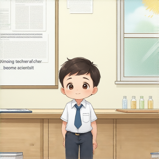 有一天，小明問他的老師：「老師，您覺得我將來能成為科學家嗎？」

老師回答：「當然可以，只要你努力學習！」

小明又問：「那如果我不努力呢？」

老師微笑著說：「那你就可以考慮轉行，去當一個運動員！」

小明驚訝地問：「為什麼？」

老師回答：「因為你已經在『逃避』