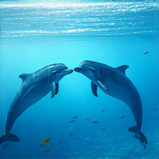 為什麼海豚總是那麼聰明？

因為它們每天都在“海”中學習！