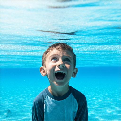 有一天，小明跟他的朋友說：「我最近學會了水中呼吸！」

朋友驚訝地問：「真的嗎？怎麼做到的？」

小明自信地答：「我把頭伸進水裡，開始數數……數到十的時候，才發現我還是憋不住氣！」