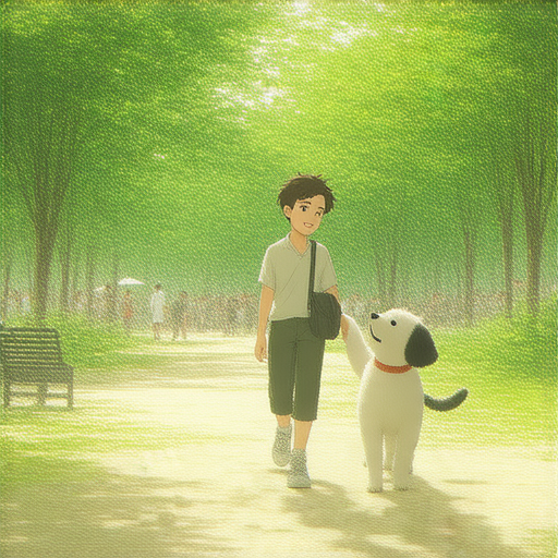 有一天，小明和小華在公園散步。小華說：「你知道嗎？我最近在學習如何與狗交流！」

小明好奇地問：「那你學到了什麼？」

小華認真地說：「我學會了用狗語跟牠們講話！」

小明笑著說：「真的嗎？那你試試看，對著那隻狗講幾句！」

小華鼓起勇氣，走