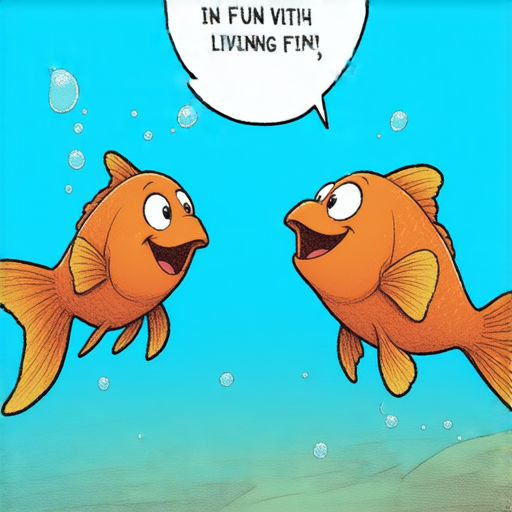 當然可以！這是一則簡單的笑話：

有一天，一隻魚對另一隻魚說：「你知道為什麼我總是喜歡在水裡游嗎？」

另一隻魚好奇地問：「為什麼？」

第一隻魚微微一笑，說：「因為水裡的生活真是‘鰭’常愉快！」 

希望這個笑話能讓你笑一笑！