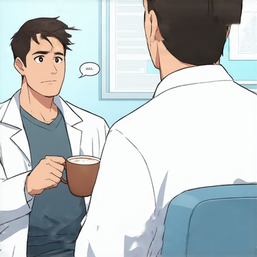 有一天，小明去看醫生，醫生問他：「你哪裡不舒服？」

小明回答：「我每次喝咖啡都覺得有點痛。」

醫生好奇地問：「那你是怎麼喝的？」

小明回答：「我用手直接抓杯子，然後一口吞下去，當然痛啊！」