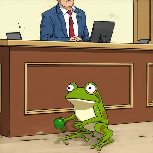 有一天，一隻青蛙走進銀行，對櫃員說：「我要貸款。」

櫃員驚訝地問：「你要貸款做什麼？」

青蛙說：「我要買一棵蓮花。」

櫃員有些懷疑，於是問：「你有抵押品嗎？」

青蛙掏出一個小小的綠色小東西，說：「這是我的