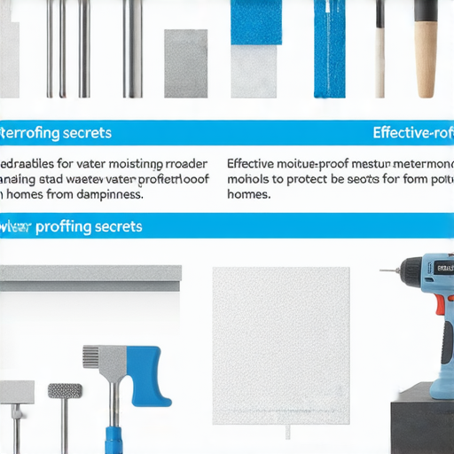 揭開防水秘技，讓你的家免受潮濕困擾，立即了解！