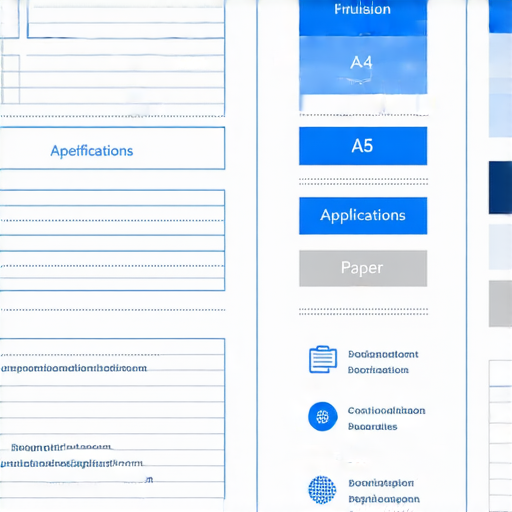 A4與A5紙張尺寸比較圖，展示兩者的規格與用途，說明如何有效運用於專業項目中，邀請探索我們的專業服務，提升工作效率。