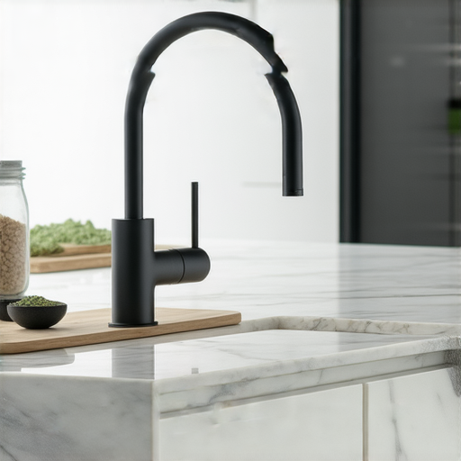 驚艷廚房配件，水龍頭展示，現代設計與功能完美結合，提升廚房美感與實用性，探討專業服務讓空間煥然一新。