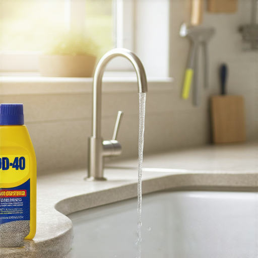 「水龍頭不再滴水！發現WD-40的神奇妙用，讓專業水電好為你服務！」