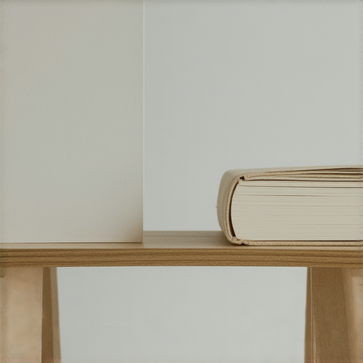 A4和A5紙張大小的比較，展示其在天平上的平衡，旁邊放置製作的小書，強調A4秘辛的創意和多用途，適合書籍創作與設計工作。