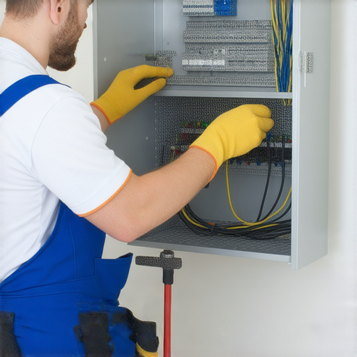 專業水電技師正在進行上門維修，確保家庭用水與電力安全，讓您安心無憂，立即聯繫我們了解水電維修服務的詳情。