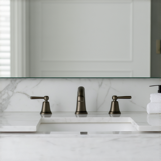 凱撒衛浴水龍頭及專業維修服務介紹圖，展示多款現代風格水龍頭，並強調專業維修的品質與信賴，適合家居浴室裝修選擇。